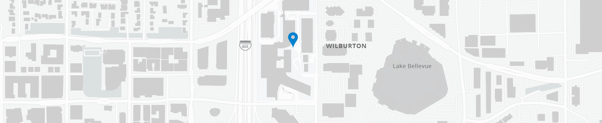 Google Map of 1051 116th Ave NE，Bellevue，98004