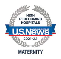 覆盖物医疗中心被美国新闻和世界报告称为2021-22产妇的最佳医院