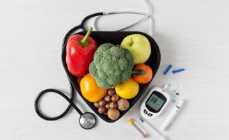 健康食品和连续葡萄糖监测设备。